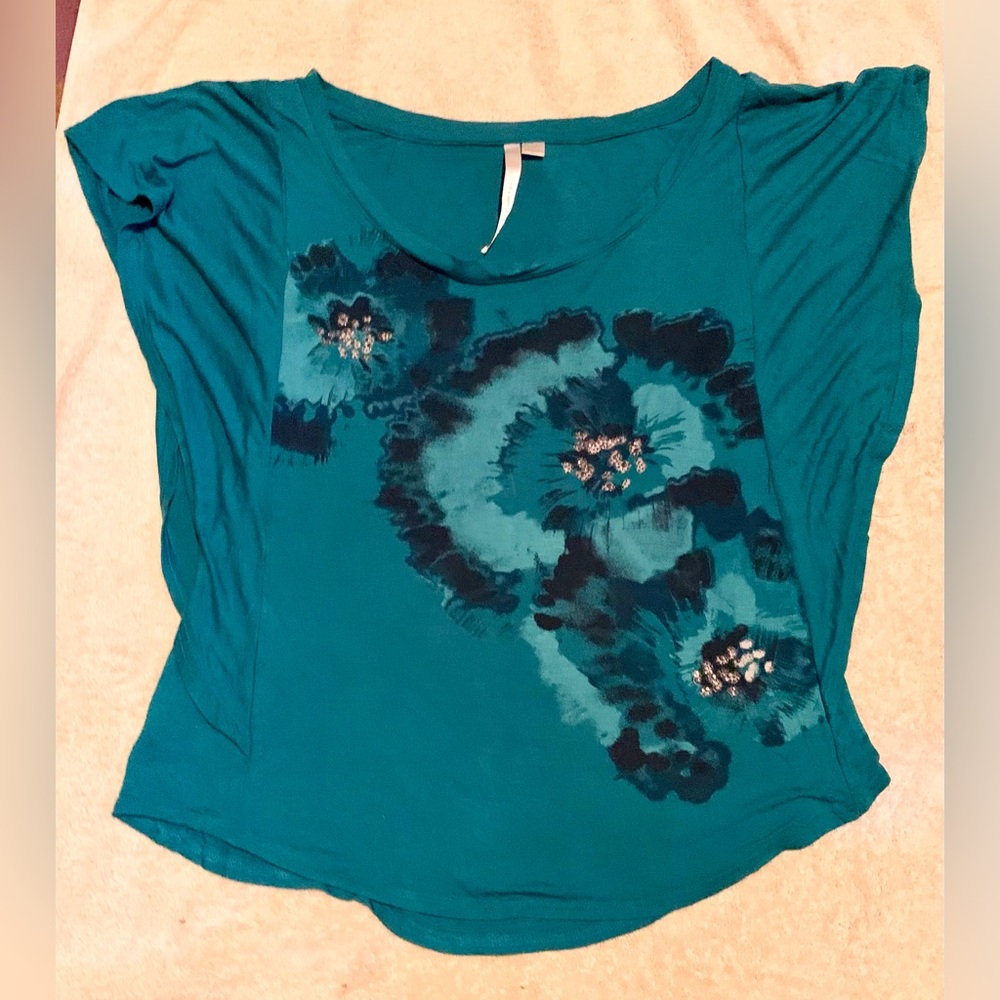 SALE!!! 
3 Green Tops - SIZE XS -- from Forever 21, Lauren Conrad, + Revamped